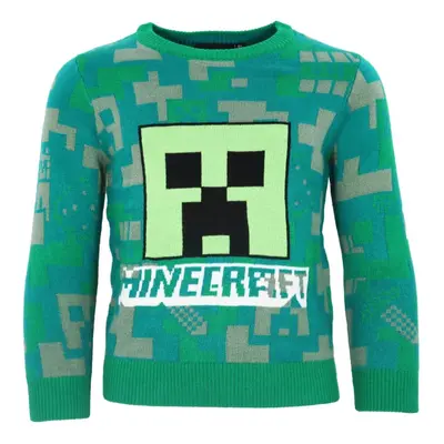 Minecraft gyerek kötött pulóver 6 év