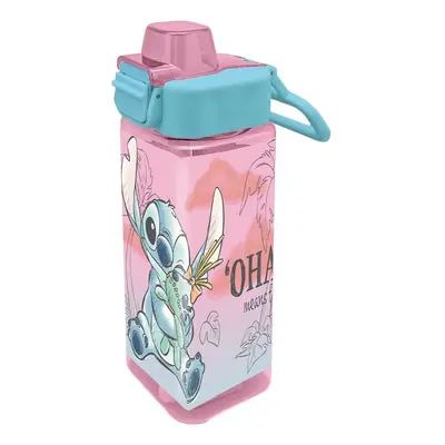 Disney Lilo és Stitch, A csillagkutya Cheeky square műanyag kulacs 500 ml