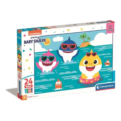 Baby Shark Vacation 24 db-os maxi puzzle Clementoni