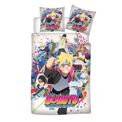 Boruto Ninja Squad ágyneműhuzat 140×200cm, 63×63 cm microfibre