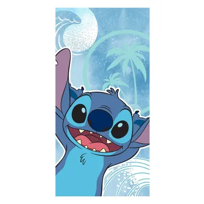 Disney Lilo és Stitch, A csillagkutya Wave fürdőlepedő, strand törölköző 70x140cm