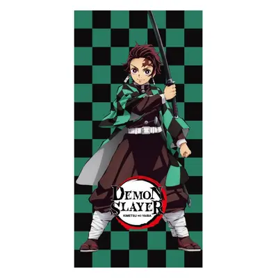 Demon Slayer Tanjiro fürdőlepedő, strand törölköző 70x140cm