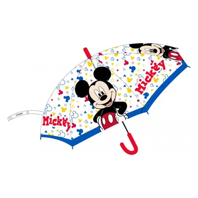 Disney Mickey gyerek félautomata átlátszó esernyő Ø74 cm