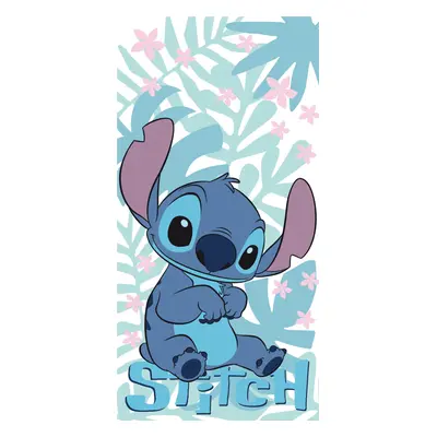 Disney Lilo és Stitch, A csillagkutya Palm Leaves fürdőlepedő, strand törölköző 70x140cm