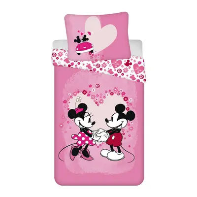 Disney Minnie Love ágyneműhuzat 140×200cm, 70×90 cm microfibre