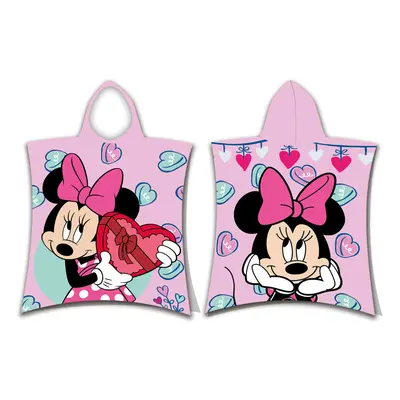 Disney Minnie Sweets strand törölköző poncsó 50x115cm