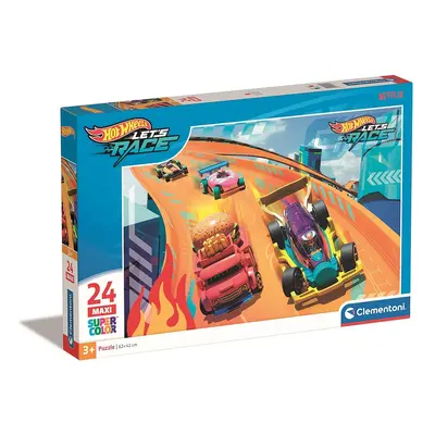 Hot Wheels Fire Track 24 db-os maxi puzzle Clementoni