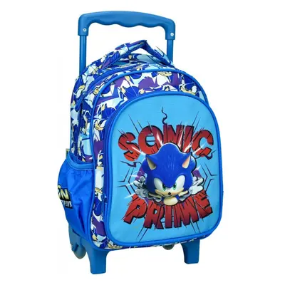 Sonic a sündisznó Prime gurulós ovis hátizsák, táska 30 cm