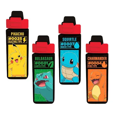 Pokémon Electric square műanyag kulacs 500 ml