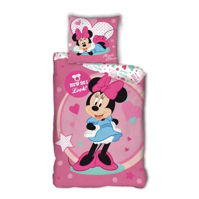 Disney Minnie Look ágyneműhuzat 140×200cm, 63×63 cm microfibre