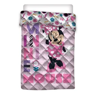 Disney Minnie Pink steppelt ágytakaró, paplan 140x200cm