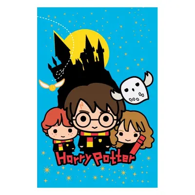 Harry Potter Chibi Wizards polár takaró 100x150cm