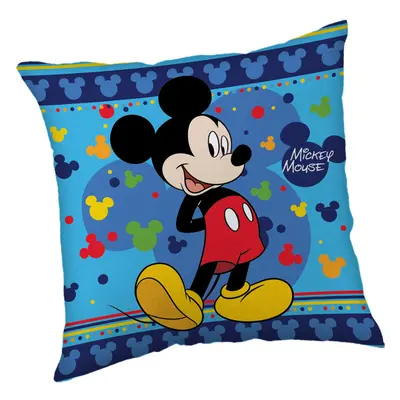 Disney Mickey Blue párna, díszpárna 40x40 cm