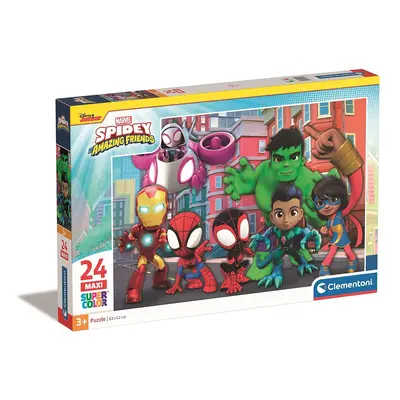 Pókember Spidey Friends 24 db-os maxi puzzle Clementoni