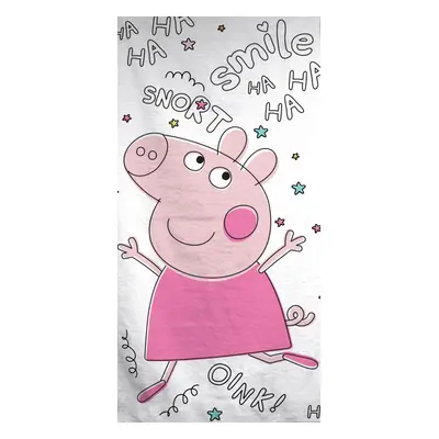 Peppa malac Snort fürdőlepedő, strand törölköző 70x140cm