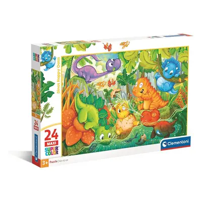 Dinoszaurusz Happy Oasis 24 db-os maxi puzzle Clementoni