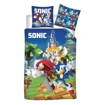 Sonic, a sündisznó Speedy Dreams ágyneműhuzat 140×200cm, 70×90 cm