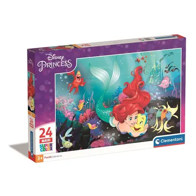 Disney Hercegnők Ariel 24 db-os maxi puzzle Clementoni