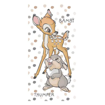 Disney Bambi, Dotty fürdőlepedő, strand törölköző 70x140cm