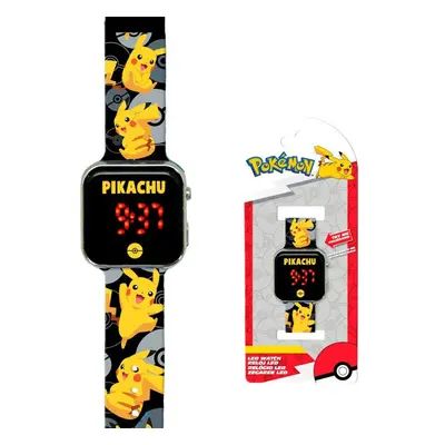 Pokémon Pikachu digitális LED karóra