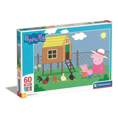 Peppa malac Chicken Coop 60 db-os maxi puzzle Clementoni