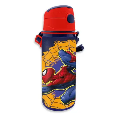 Pókember Web-Slinger alumínium kulacs akasztóval 600 ml