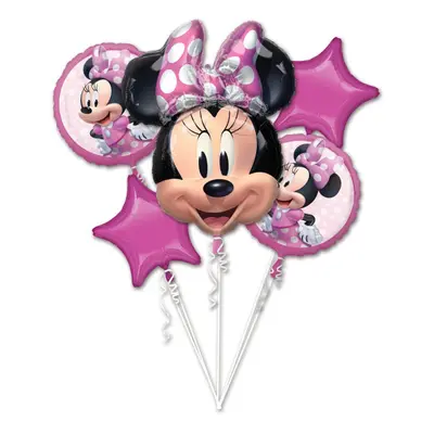 Disney Minnie fólia lufi 5 db-os szett