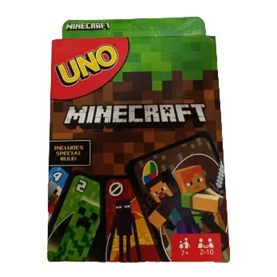 Uno kártya - Minecraft - ÚJ