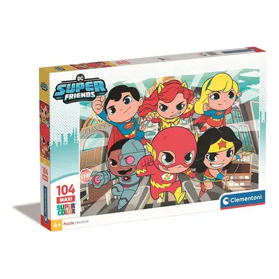 DC Super Hero Tiny 104 db-os maxi puzzle Clementoni