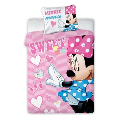 Disney Minnie Sweet gyerek ágyneműhuzat 100×135cm, 40×60 cm