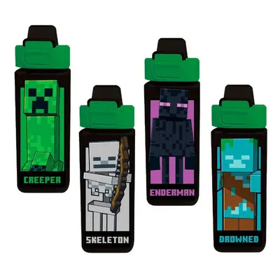 Minecraft square műanyag kulacs 500 ml