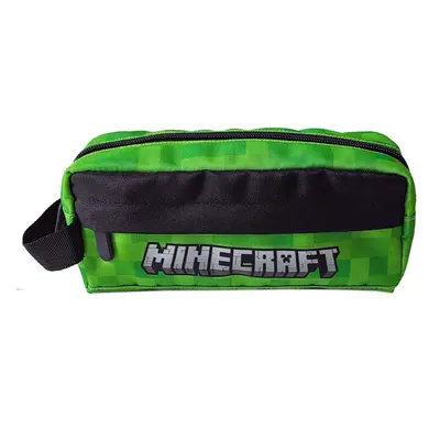 Minecraft 2 rekeszes tolltartó 23 cm - ÚJ