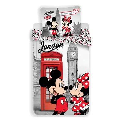 Disney Minnie London ágyneműhuzat 140×200cm, 70×90 cm