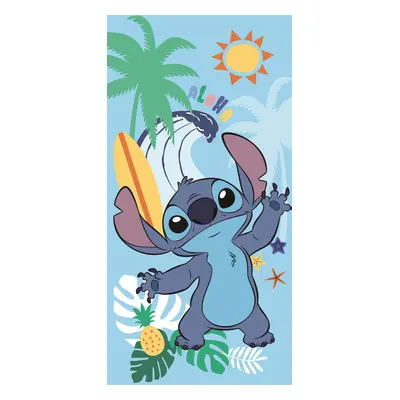 Disney Lilo és Stitch, A csillagkutya Summer fürdőlepedő, strand törölköző 70x140cm