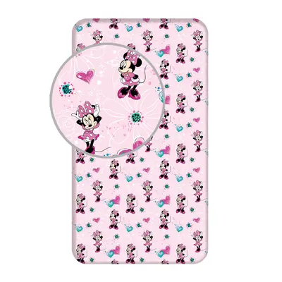 Disney Minnie Flowers gumis lepedő 90x200 cm