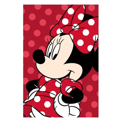 Disney Minnie Red mikroflanel takaró 100x150cm