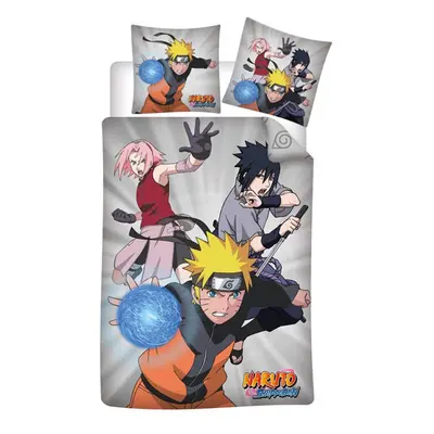 Naruto Team 7 ágyneműhuzat 140×200cm, 63×63 cm microfibre