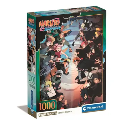 Naruto Pain&#039;s Assault 1000 db-os puzzle Clementoni