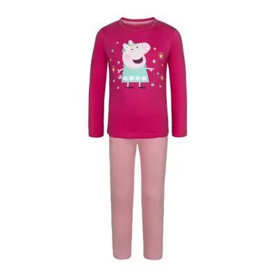 Peppa malac gyerek hosszú pizsama 110/116 cm