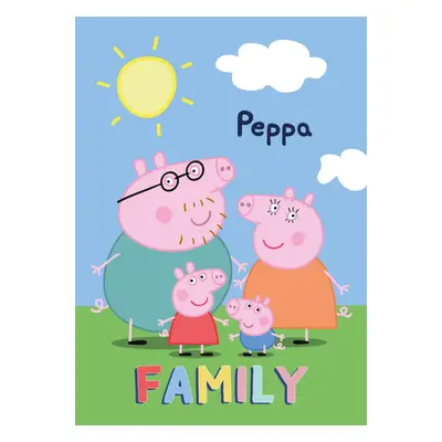 Peppa malac Family polár takaró 100x140cm