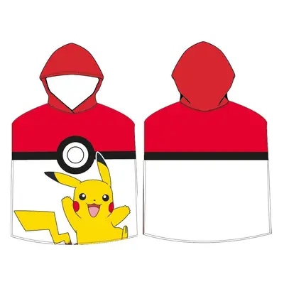 Pokémon Pokeball strand törölköző poncsó 50x115 cm