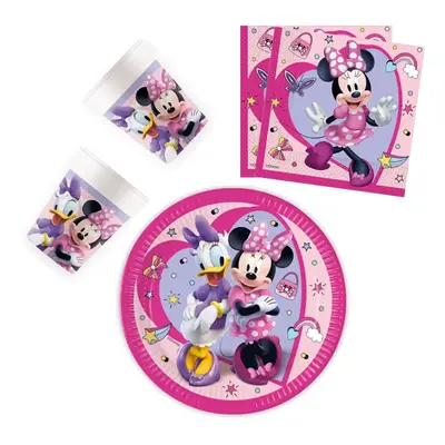 Disney Minnie Junior party szett 36 db-os 23 cm-es tányérral