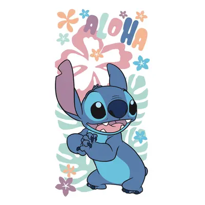 Disney Lilo és Stitch, A csillagkutya Hawaiian Harmony fürdőlepedő, strand törölköző 70x140cm