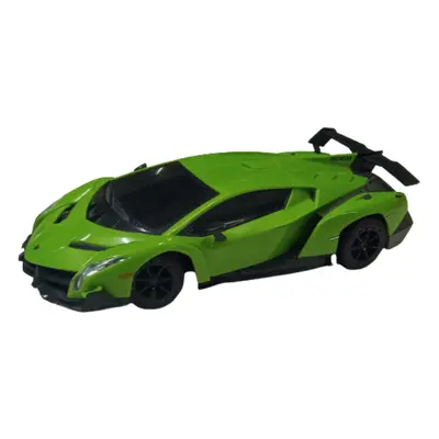 20 cm-es zöld versenyautó - Lamborghini