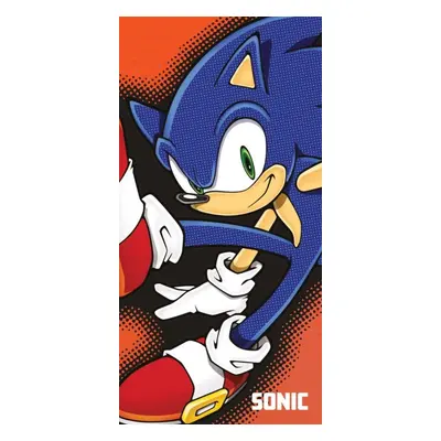 Sonic a sündisznó Fearless fürdőlepedő, strand törölköző 70x140cm