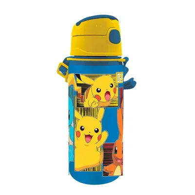 Pokémon Electric alumínium kulacs akasztóval 600 ml