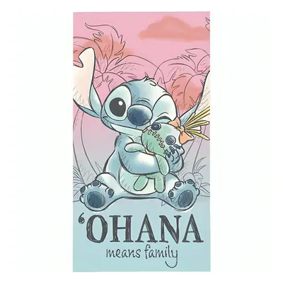 Disney Lilo és Stitch, A csillagkutya Cheeky fürdőlepedő, strand törölköző 70x140cm