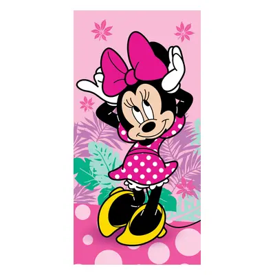 Disney Minnie Pretty in Pink fürdőlepedő, strand törölköző 70x140cm