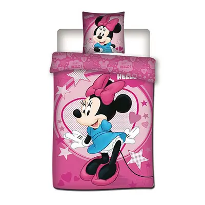 Disney Minnie Sweetheart ágyneműhuzat 140×200cm, 63×63 cm microfibre