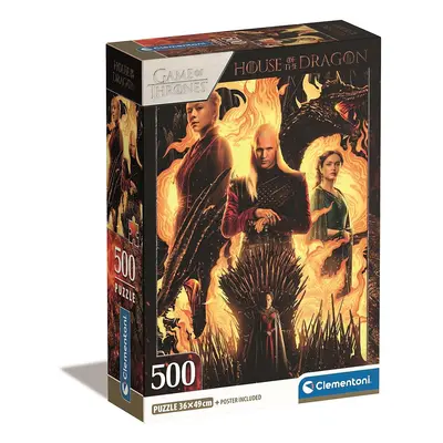 Sárkányok Háza Fire 500 db-os puzzle Clementoni